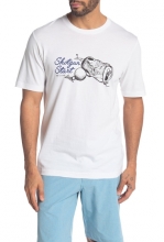 Travis Mathew Shotgun Start Graphic T-Shirt WHITE