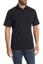 Travis Mathew Studebaker Short Sleeve Shirt BLACK