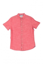 Grayers Pearson Slub Twill Modern Fit Shirt RED PRINT