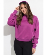 CheapChic Get More Comfortable Soft Sweatshirt Berry