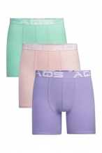 AQS Sunglasses Classic Fit Boxer Briefs - Pack of 3 LAVENDERLIGHT PINKMINT