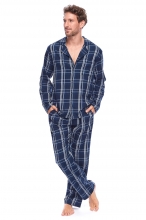 Pijama barbateasca Alan, stil camasa
